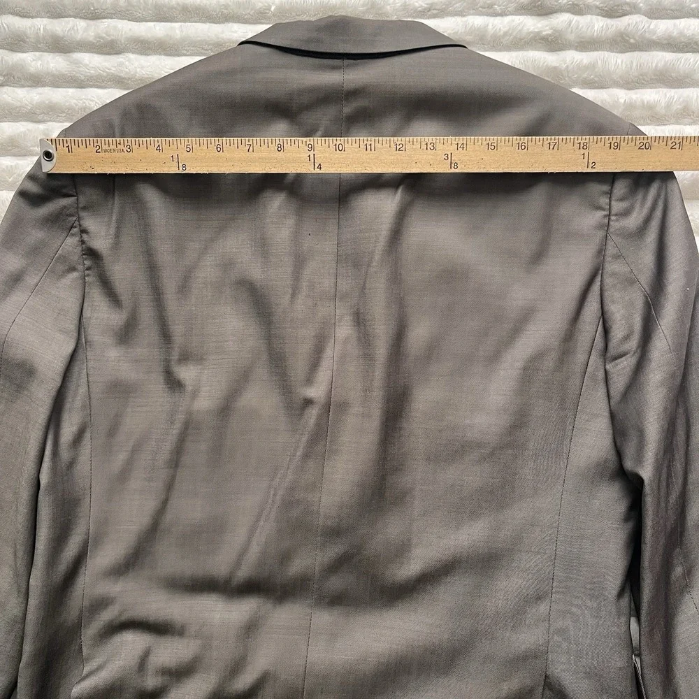 John Varvatos Blazer suit Jacket Wool Twill Men's 42R Gray Sport coat canada
